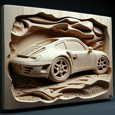 3D model Porsche 996 (STL)